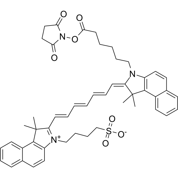 ICG-OSu Chemical Structure ICG-OSu(Synonyms: ICG NHS ester)