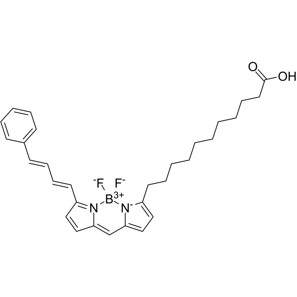 BODIPY 581/591 C11 Chemical Structure BODIPY 581/591 C11