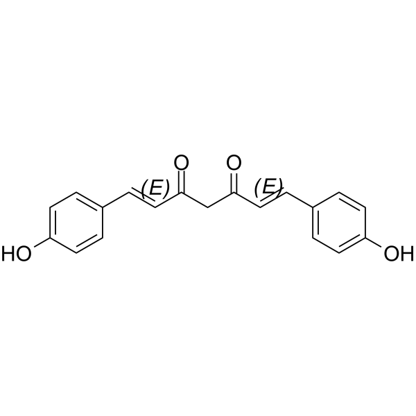 Bisdemethoxycurcumin Chemical Structure Bisdemethoxycurcumin(Synonyms: 双去甲氧基姜黄素; Curcumin III; Didemethoxycurcumin)