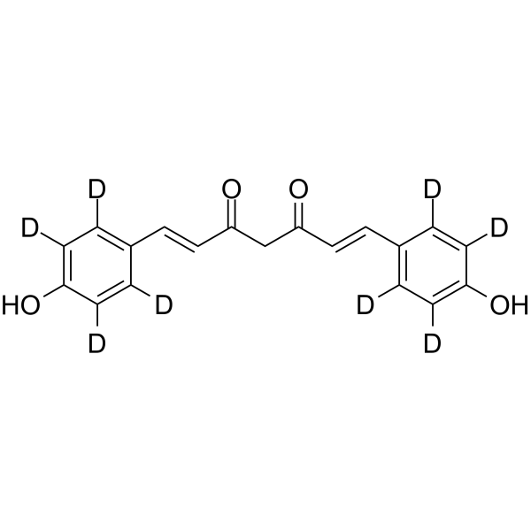 Bisdemethoxycurcumin-d8(Synonyms: Curcumin III-d8;  Didemethoxycurcumin-d8)