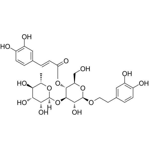 Verbascoside(Synonyms: 麦角甾苷; Acteoside;  Kusaginin;  TJC160)