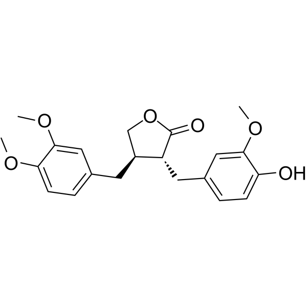 Arctigenin(Synonyms: 牛蒡子苷元; (-)-Arctigenin)