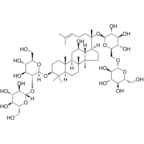 Ginsenoside Rb1(Synonyms: 人参皂苷 Rb1; Gypenoside III)
