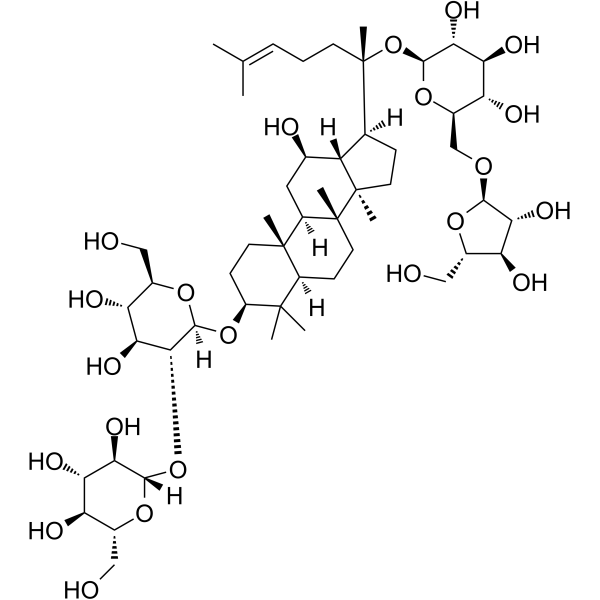Ginsenoside Rc(Synonyms: 人参皂苷 Rc; Panaxoside Rc)