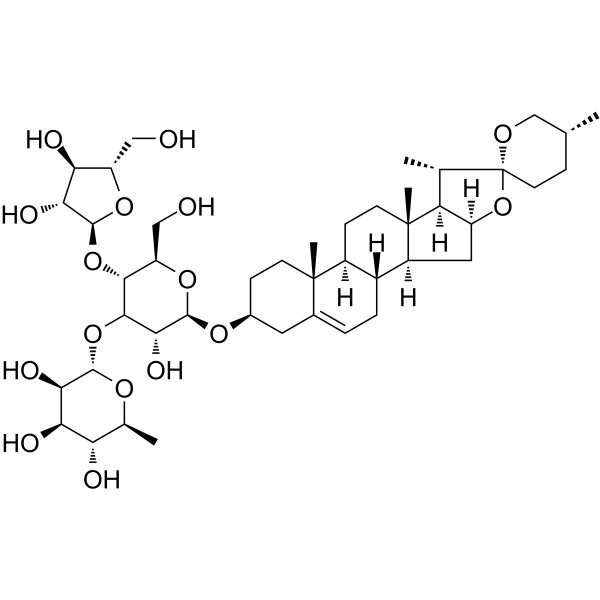 Polyphyllin II(Synonyms: 重楼皂苷 II)