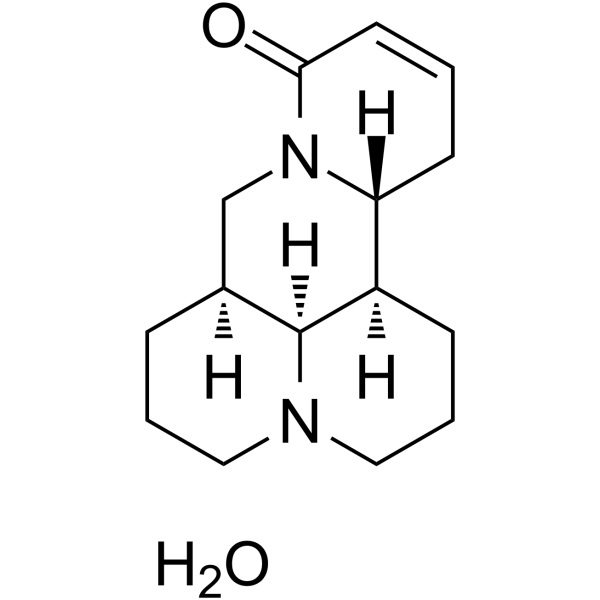 Sophocarpine monohydrate Chemical Structure Sophocarpine monohydrate(Synonyms: 槐果碱水合物)