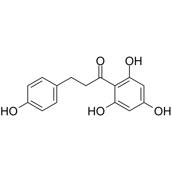 Phloretin Chemical Structure Phloretin(Synonyms: 根皮素; NSC 407292; RJC 02792)