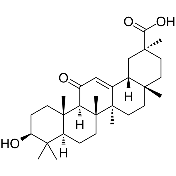 18β-Glycyrrhetinic acid(Synonyms: 18β-甘草次酸)