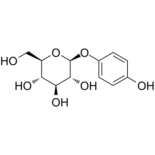 Arbutin Chemical Structure Arbutin(Synonyms: 熊果苷; β-Arbutin)