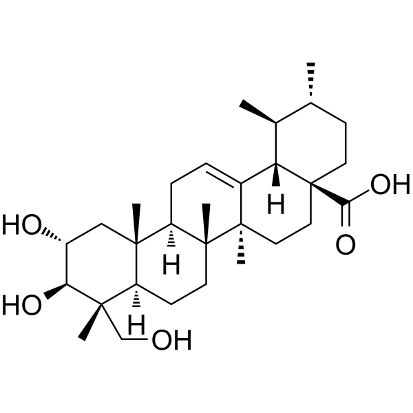 Asiatic acid Chemical Structure Asiatic acid