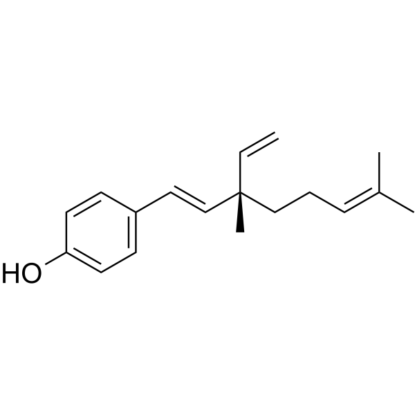 Bakuchiol Chemical Structure Bakuchiol(Synonyms: 补骨脂酚; (S)-(+)-Bakuchiol)