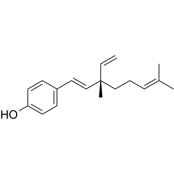 Bakuchiol(Synonyms: 补骨脂酚; (S)-(+)-Bakuchiol)