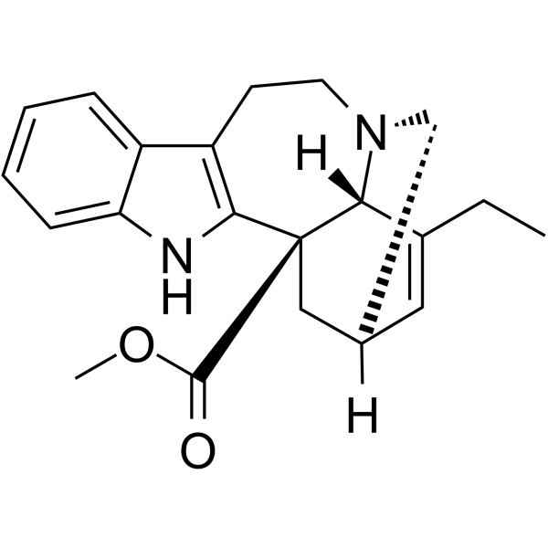 Catharanthine(Synonyms: 长春质碱; (+)-3,4-Didehydrocoronaridine)