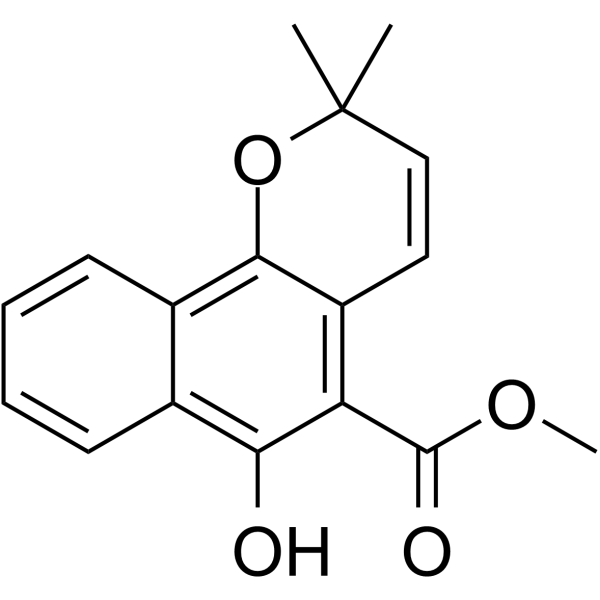 Mollugin Chemical Structure Mollugin(Synonyms: 大叶茜草素)