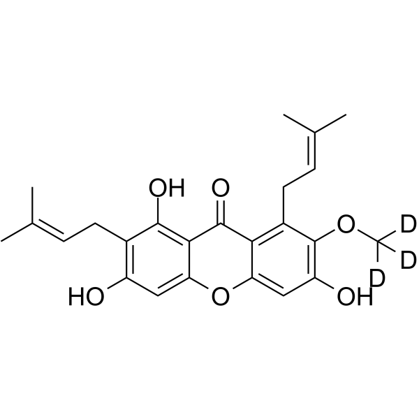 Mangostin-d3(Synonyms: α-倒捻子素 d3)