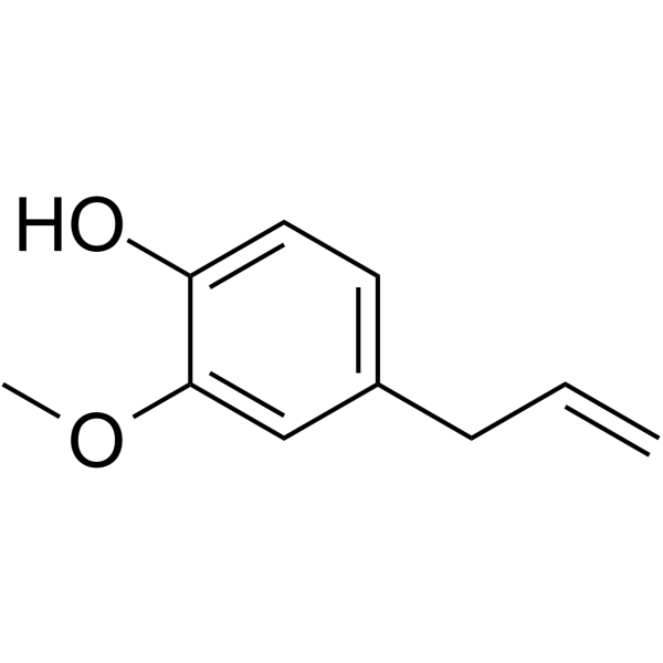 Eugenol Chemical Structure Eugenol(Synonyms: 丁香酚)