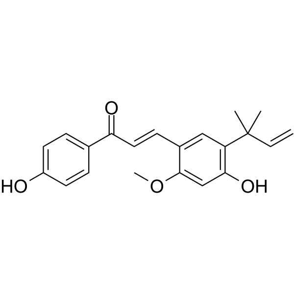 Licochalcone A Chemical Structure Licochalcone A(Synonyms: Licochalcone-A)