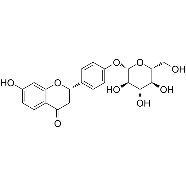 Liquiritin Chemical Structure Liquiritin(Synonyms: 甘草苷)