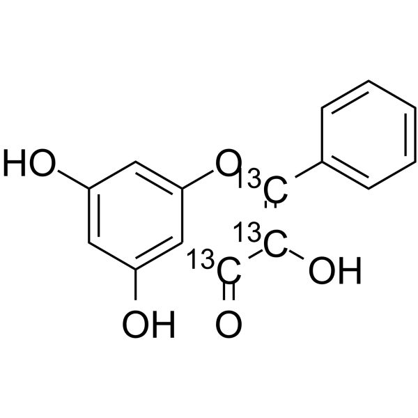 Galangin-13C3 Chemical Structure Galangin-13C3(Synonyms: 高良姜素 13C3)