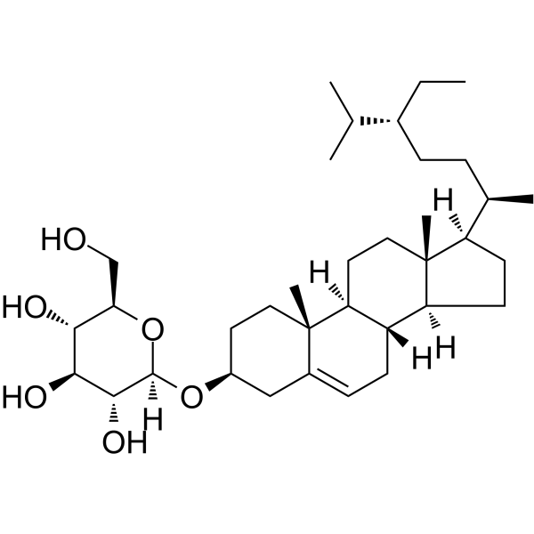 Daucosterol Chemical Structure Daucosterol(Synonyms: 胡萝卜苷; Eleutheroside A; β-Sitosterol β-D-glucoside)