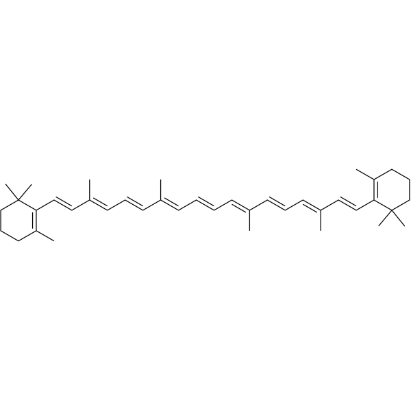 β-Carotene(Synonyms: β-胡萝卜素; Provitamin A;  beta-Carotene)