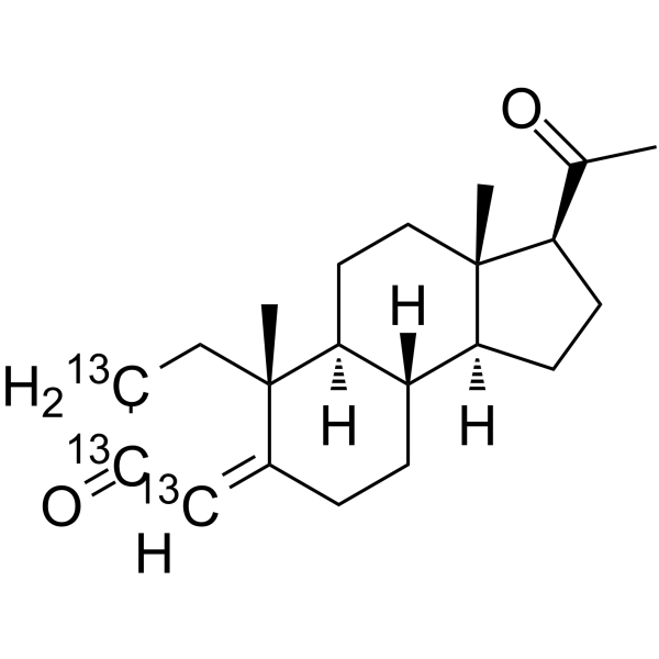 Progesterone-13C3(Synonyms: 孕酮 13C3)