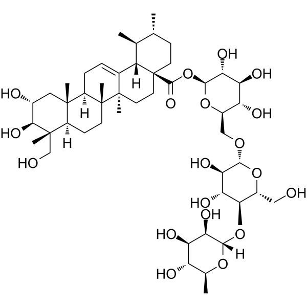 Asiaticoside(Synonyms: 积雪草苷)