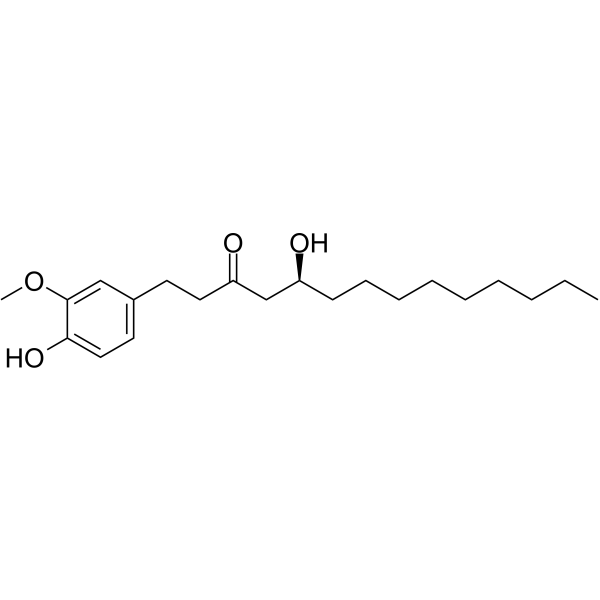 10-Gingerol Chemical Structure 10-Gingerol(Synonyms: 10-姜酚)
