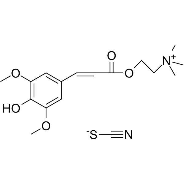 Sinapine thiocyanate(Synonyms: 芥子碱硫氰酸盐)