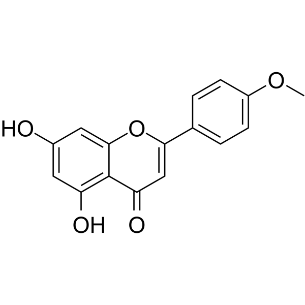 Acacetin Chemical Structure Acacetin(Synonyms: 金合欢素; 5,7-Dihydroxy-4
