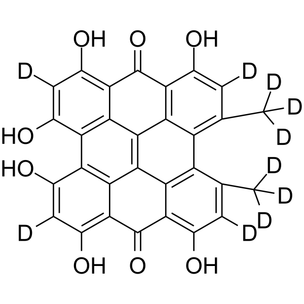 Hypericin-d10(Synonyms: 金丝桃素 d10)