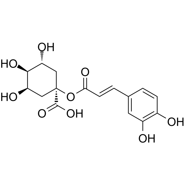 1-Caffeoylquinic acid Chemical Structure 1-Caffeoylquinic acid