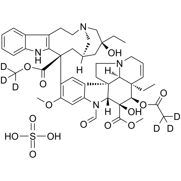 Vincristine-d6 sulfate(Synonyms: Leurocristine-d6 sulfate; NSC-67574-d6 sulfate; 22-Oxovincaleukoblastine-d6 sulfate)