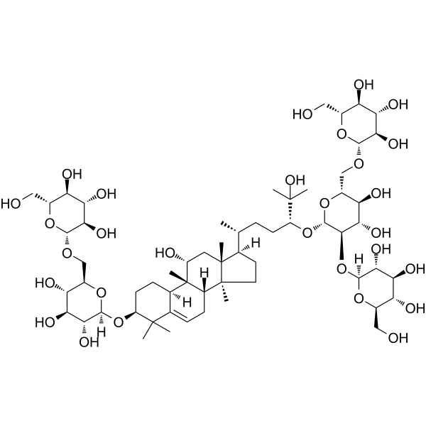 Mogroside V(Synonyms: 罗汉果苷 V；罗汉果甜苷 V；罗汉果甙 V；罗汉果甜甙 V)