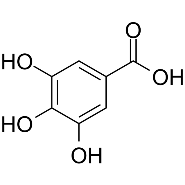 Gallic acid(Synonyms: 没食子酸; 3,4,5-Trihydroxybenzoic acid)