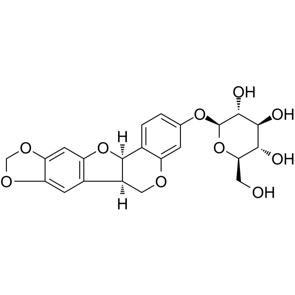 Trifolirhizin Chemical Structure Trifolirhizin(Synonyms: 三叶豆紫檀苷)