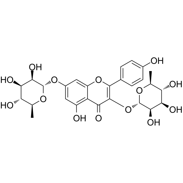 Kaempferitrin(Synonyms: 山奈苷; Lespedin;  Lespenephryl)