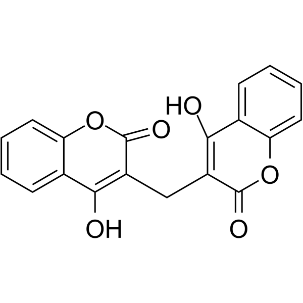 Dicoumarol Chemical Structure Dicoumarol(Synonyms: 双香豆素; Dicumarol)