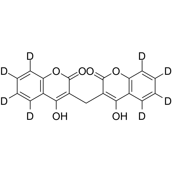 Dicoumarol-d8 Chemical Structure Dicoumarol-d8(Synonyms: Dicumarol-d8)