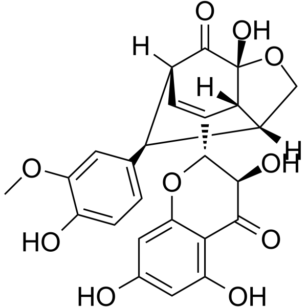 Silydianin Chemical Structure Silydianin