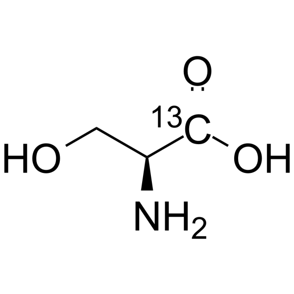 L-Serine-1-13C Chemical Structure L-Serine-1-13C(Synonyms: (-)-Serine-1-13C; (S)-Serine-1-13C)