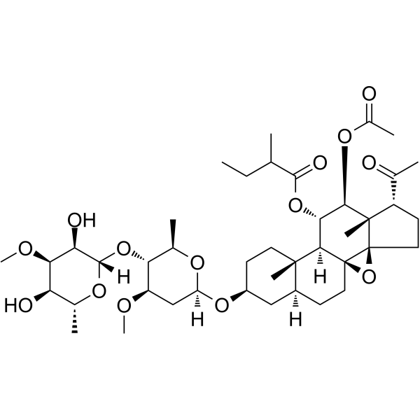 Tenacissoside H Chemical Structure Tenacissoside H(Synonyms: Tenacissimoside C)