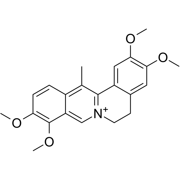 Dehydrocorydaline(Synonyms: 脱氢紫堇碱; 13-Methylpalmatine)