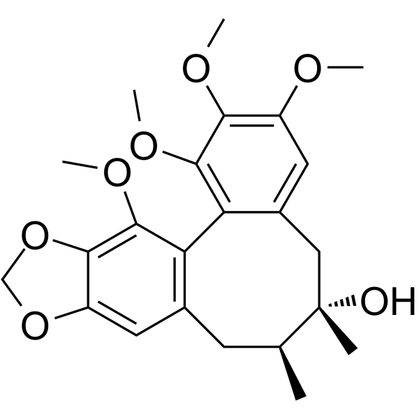 Schisandrol B(Synonyms: 五味子醇乙; Gomisin-A;  TJN-101;  Wuweizi alcohol-B)