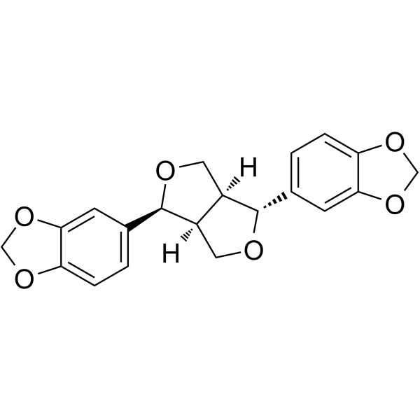 (-)-Asarinin(Synonyms: 细辛脂素)