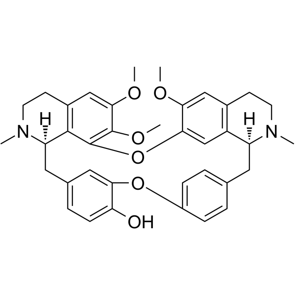 Berbamine Chemical Structure Berbamine(Synonyms: 小檗胺)