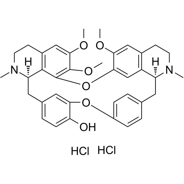 Berbamine dihydrochloride(Synonyms: 盐酸小檗胺)