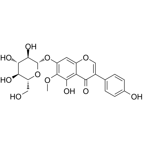 Tectoridin Chemical Structure Tectoridin