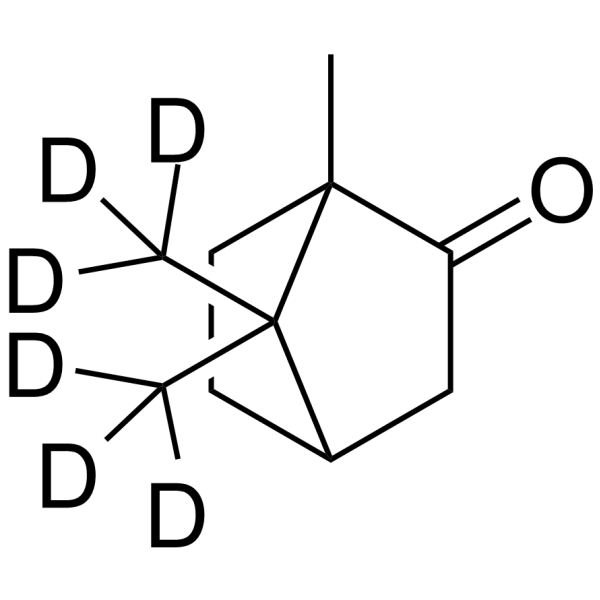 Camphor-d6 Chemical Structure Camphor-d6(Synonyms: (±)-Camphor-d6)
