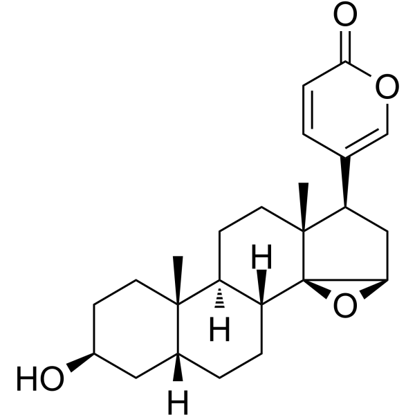 Resibufogenin Chemical Structure Resibufogenin(Synonyms: 酯蟾毒配基; Bufogenin; Recibufogenin)